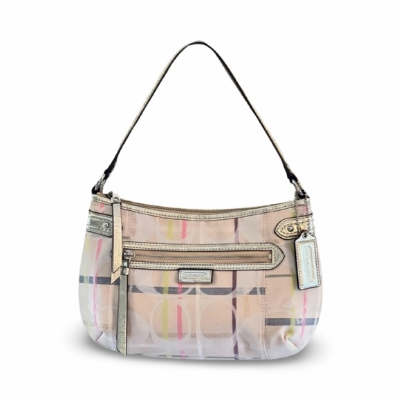 Coach Handbags - Coach Signature Tattersall Shoulderbag